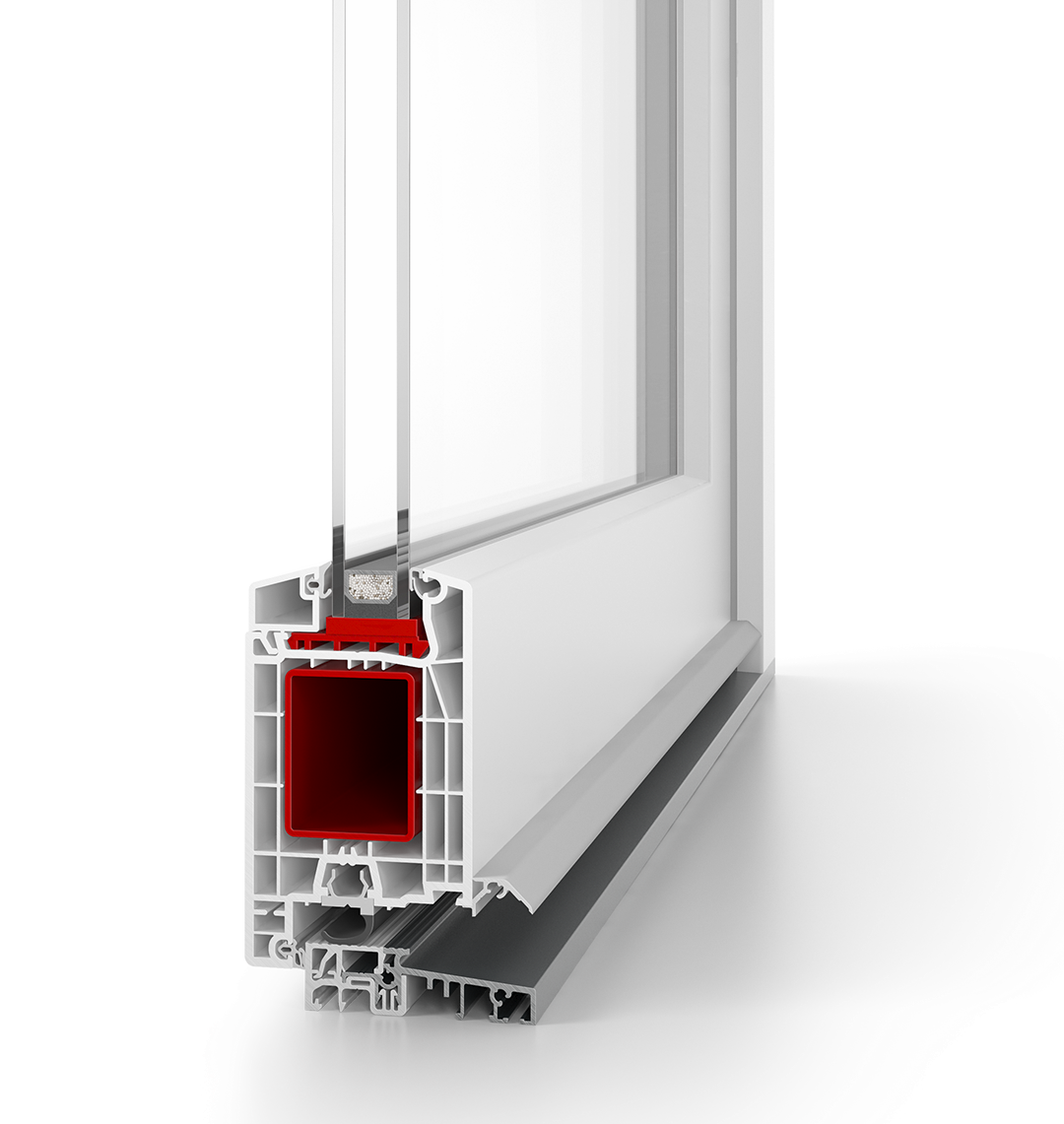 Aluplast Ideal 4000 PVC vrata - osnovni model ulaznih i terasnih vrata