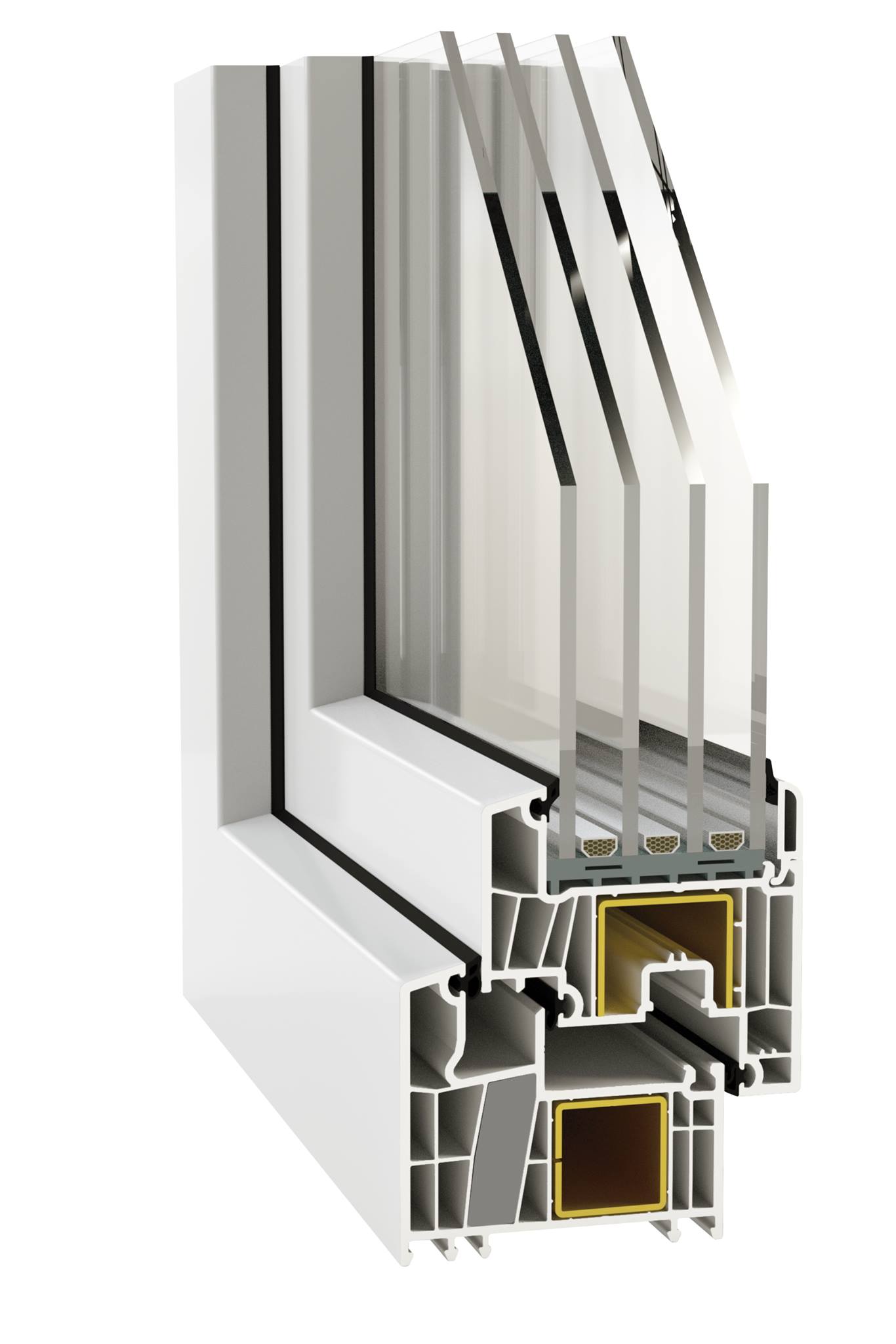 Moderni PVC prozor iz DECCO 83 serije