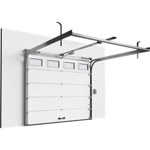 Segmentna garažna vrata detalji - konstrukcija i komponente