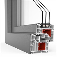 Aluplast Ideal 8000 alumaska - PVC profil sa aluminijumskom zaštitnom pločom