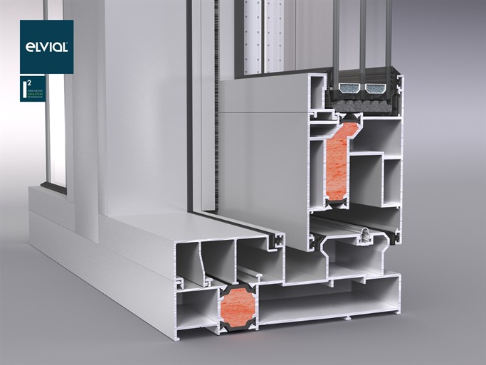 Elvial 6800 klizni aluminijumski sistem za premium terasna vrata