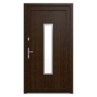 PVC vrata tamni hrast - izrada aluminijumskih i PVC vrata u Beogradu i Smederevu