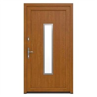 PVC vrata u dekoru zlatnog hrasta - proizvodnja u Vršcu i Pančevu